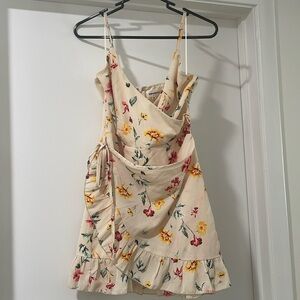 Superdown floral wrap dress